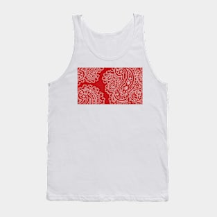 Red Art Tank Top